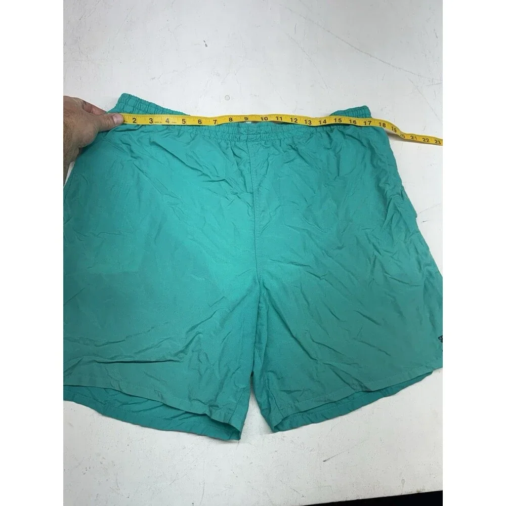 Speedo Sport Systems Green Men’s XL Swimming Trunks Lined Vintage 1990s